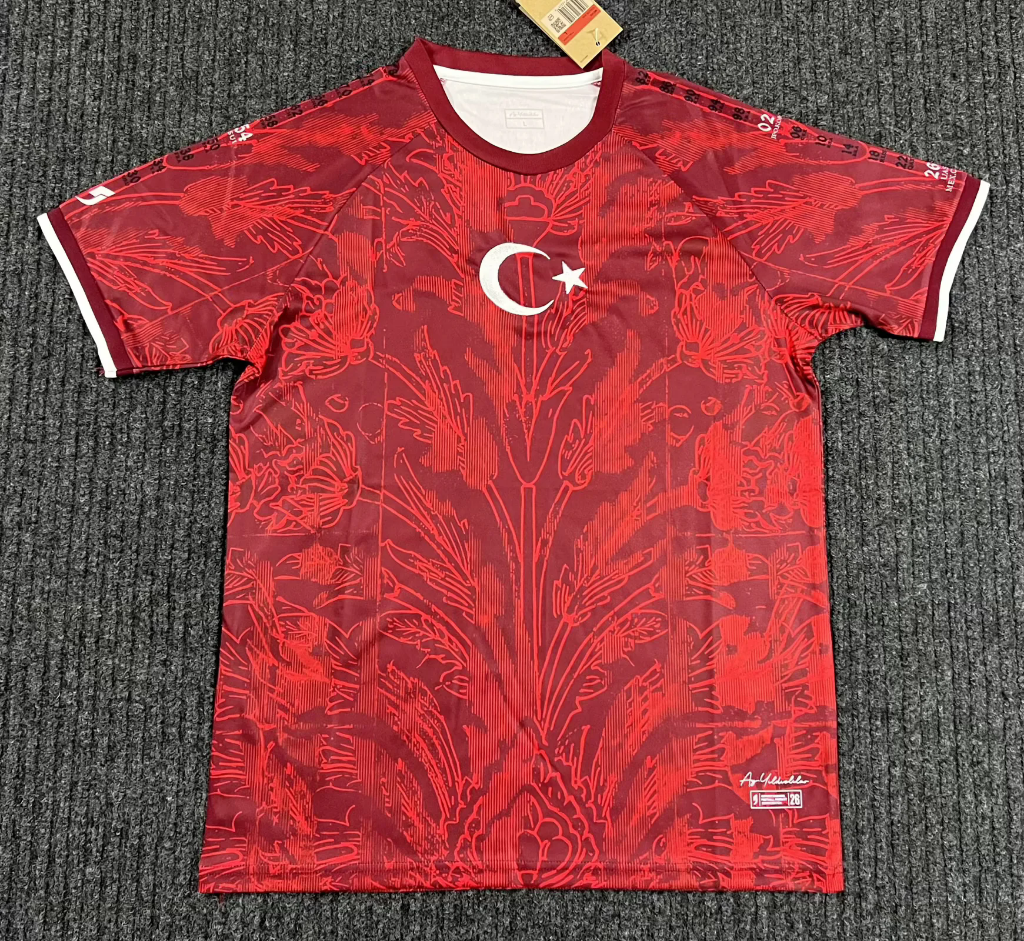 Turkey 2026 Burgundy/White Special Version Jersey