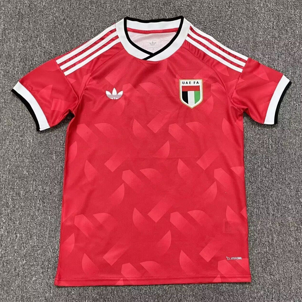 UAE 2026 Red/White Stripes Away Jersey
