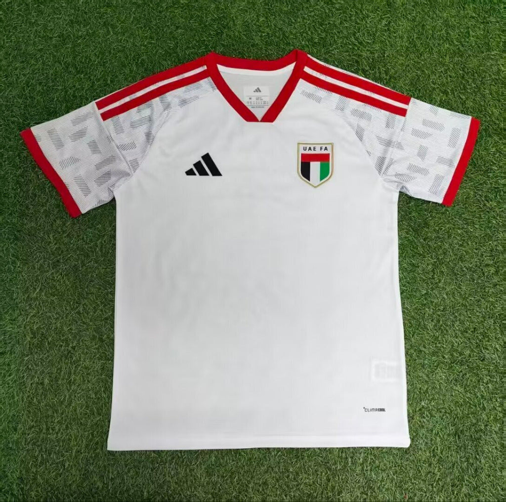 UAE 26/27 White/Red Home Jersey