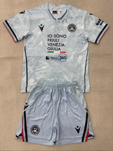 Udinese 25/26 Ice White Away Kids Jersey Set