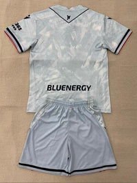 Udinese 25/26 Ice White Away Kids Jersey Set