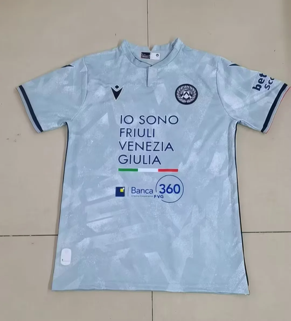 Udinese 25/26 Light Blue Away Jersey