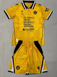 Udinese 25/26 Yellow/Black Third Kids Jersey Set