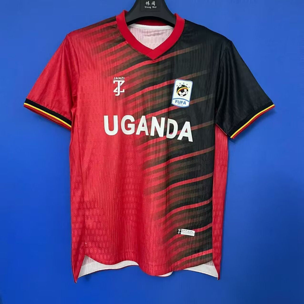 Uganda 25/26 Red/Black Home Jersey
