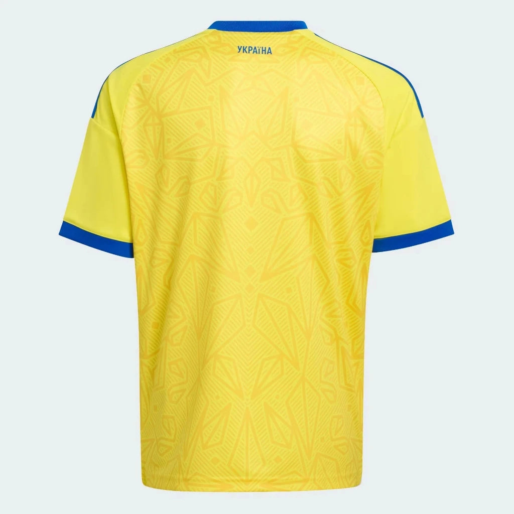 Ukraine 2026 Yellow Home Youth Jersey