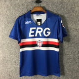 Unione Calcio Sampdoria 1990/91 Retro Blue Home Jersey