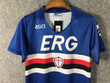Unione Calcio Sampdoria 1990/91 Retro Blue Home Jersey