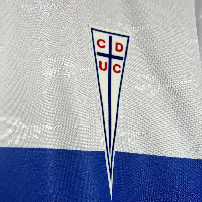 Universidade Catholic 1998 Retro White/Blue Home Jersey