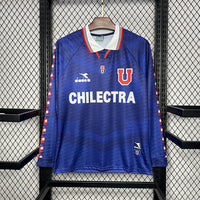 University of Chile 1996 Retro Blue Home Long Sleeve Jersey