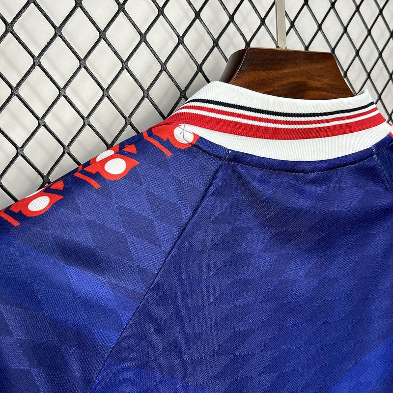 University of Chile 1996 Retro Blue Home Long Sleeve Jersey