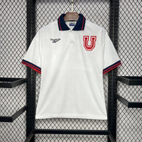University of Chile 1998 Retro White/Red/Black Away Jersey