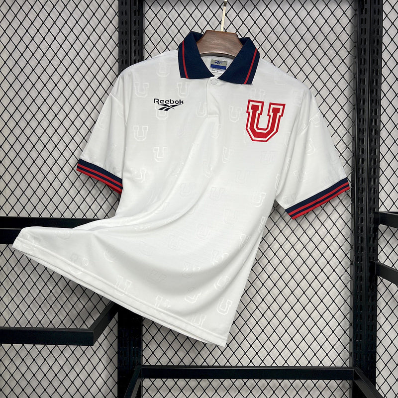 University of Chile 1998 Retro White/Red/Black Away Jersey