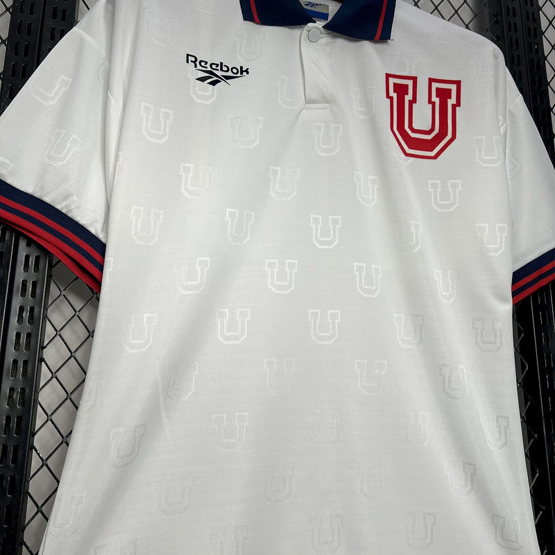 University of Chile 1998 Retro White/Red/Black Away Jersey