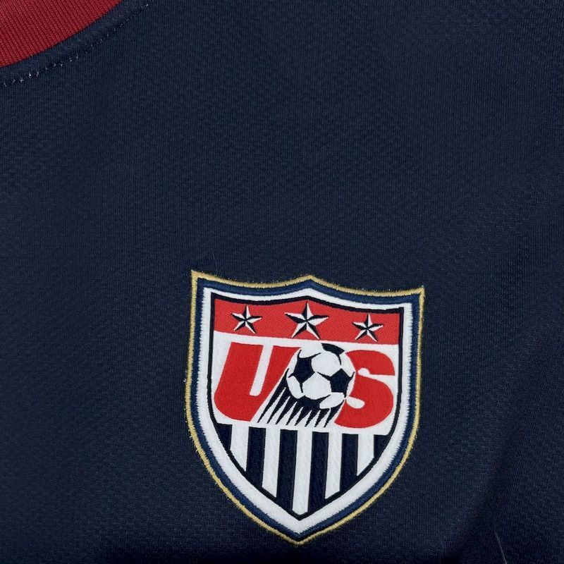 USA 2010 Vintage Retro Blue Away Jersey