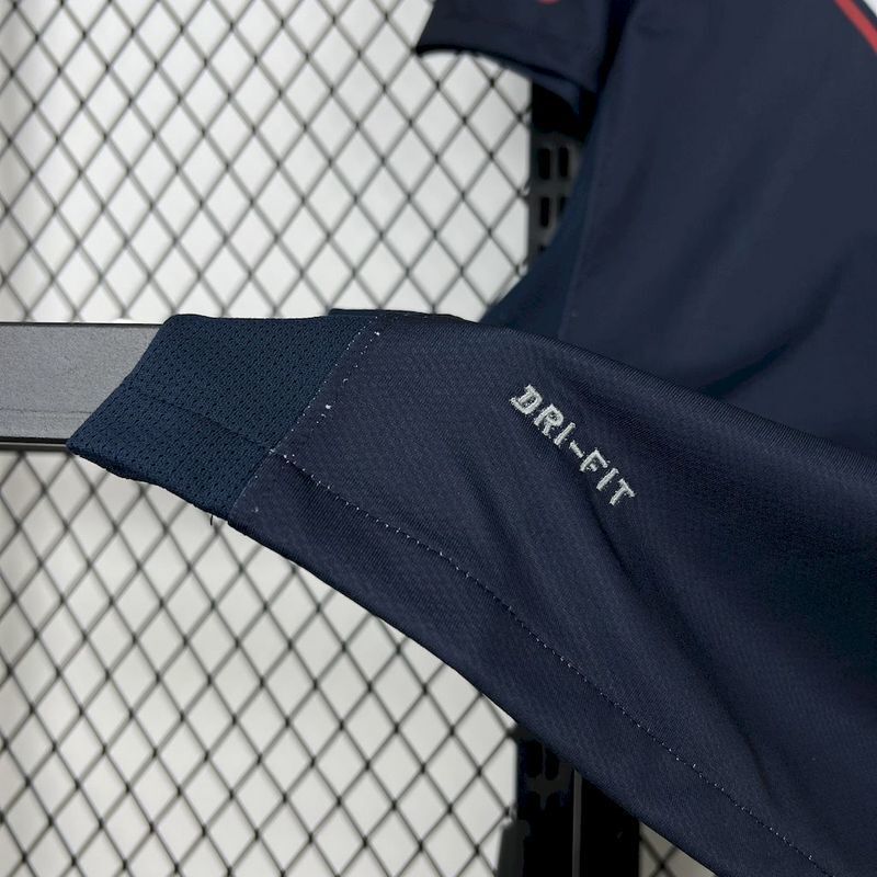 USA 2010 Vintage Retro Blue Away Jersey