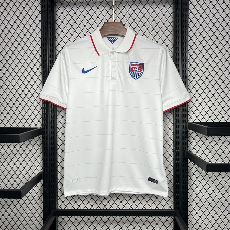 USA 2014 Vintage Retro World Cup Home Jersey