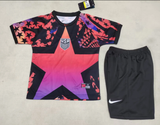 USA 2026 Crimson/Purple/Black Goalkeeper Kids Jersey Set
