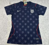 USA 2026 Navy Star/Red Piping Away Women Jersey