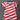 USA 2026 Wavy Red/White Stripe Home Women Jersey