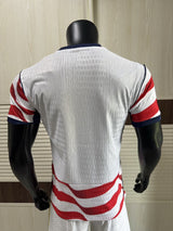 USA 26/27 White/Red Home Player Version Jersey