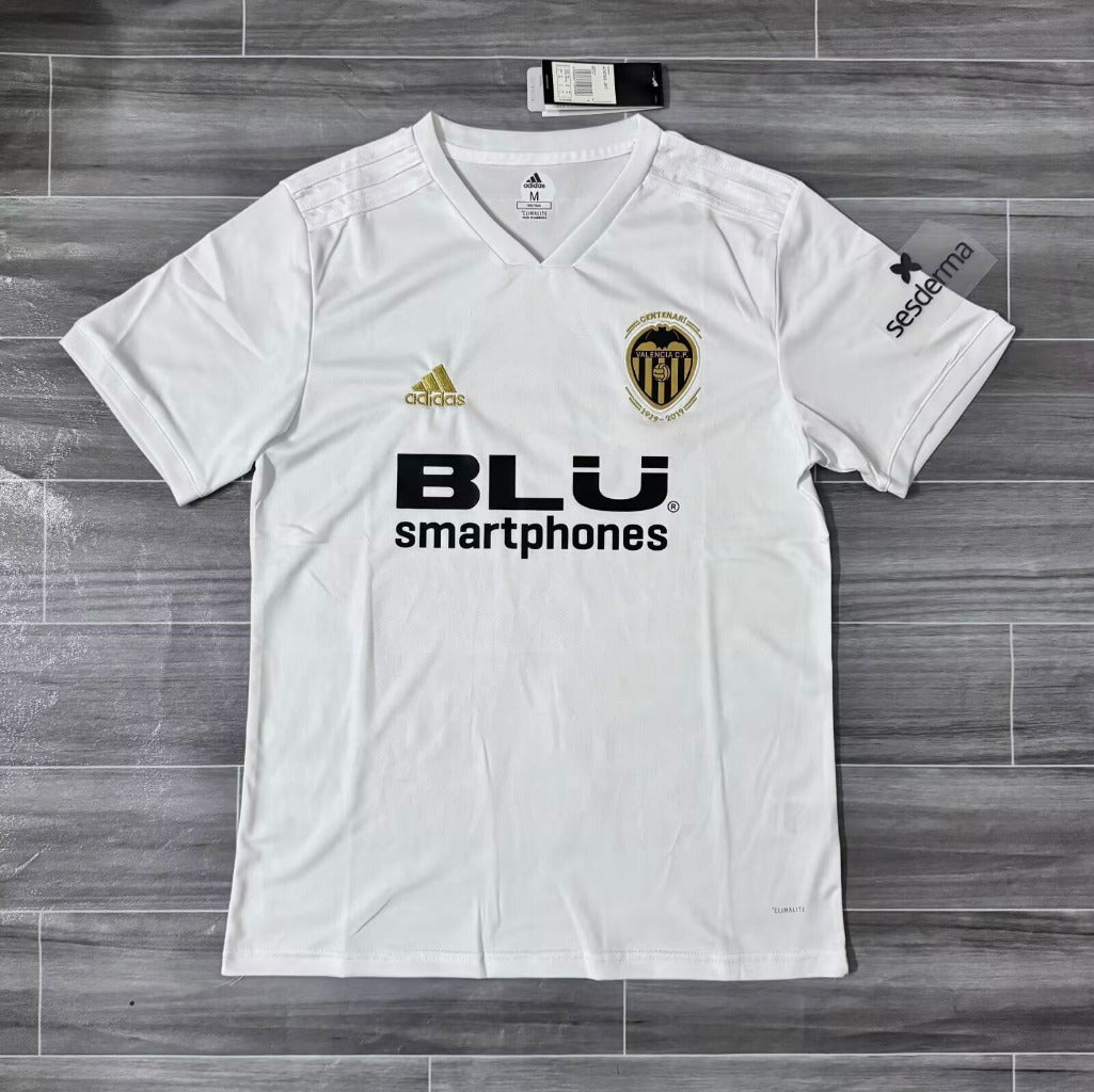Valencia 2018/19 Vintage Retro Home Jersey