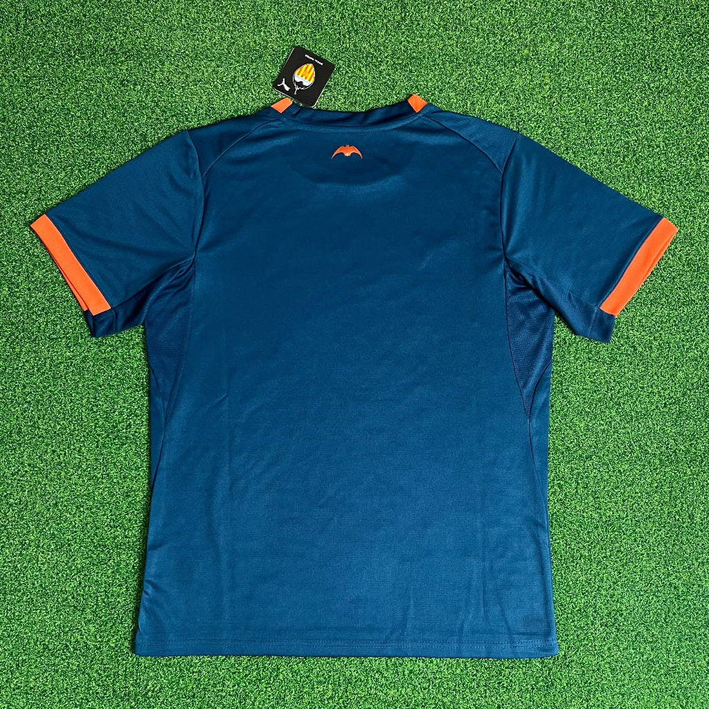 Valencia 26/27 Blue/Orange Trim Away Jersey