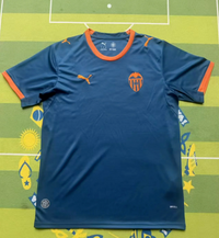 Valencia 26/27 Blue/Orange Trim Away Jersey
