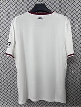 Valencia 26/27 White Base/Red Collar Trim Home Jersey