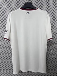Valencia 26/27 White Base/Red Collar Trim Home Jersey