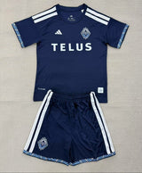 Vancouver Whitecaps 26/27 Navy/White Away Kids Jersey Set