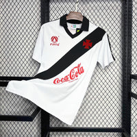 Vasco da Gama 1988 Vintage Retro White/Black Away Jersey