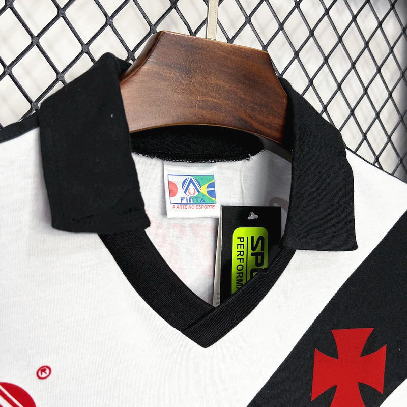 Vasco da Gama 1988 Vintage Retro White/Black Away Jersey