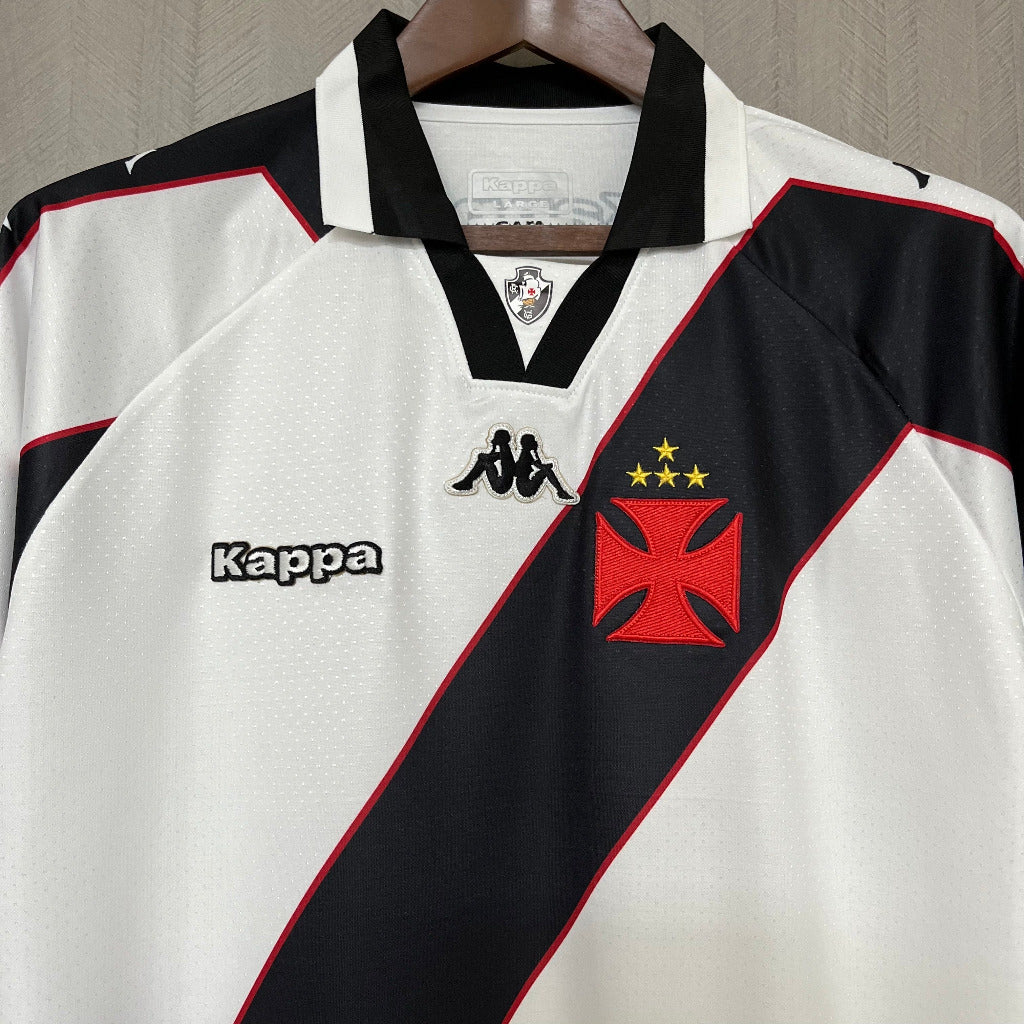 Vasco da Gama 1997 Vintage Retro White/Black Away Jersey