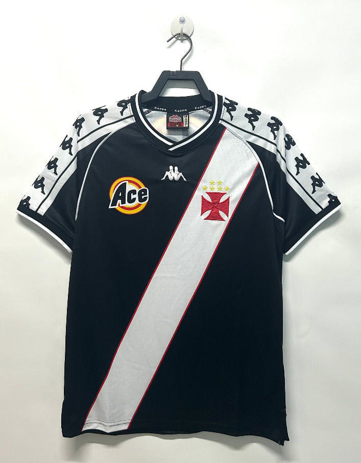 Vasco da Gama 2000 Vintage Retro Black/White Home Jersey
