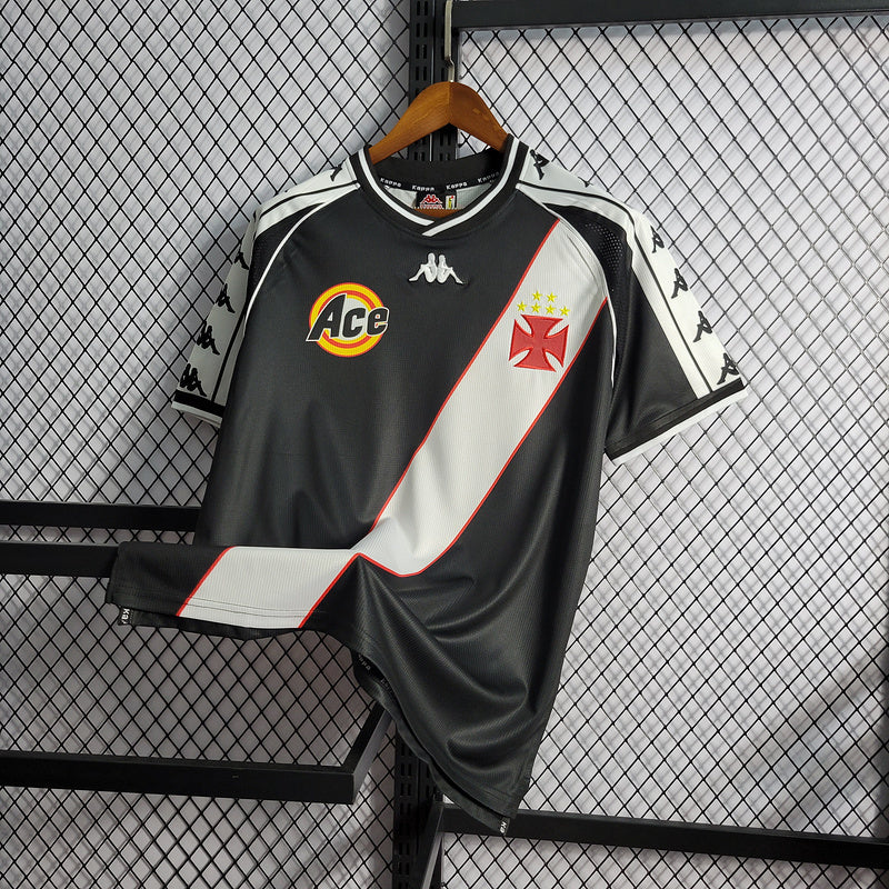 Vasco da Gama 2000 Vintage Retro Black/White Home Jersey