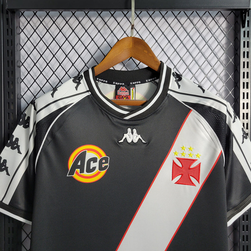Vasco da Gama 2000 Vintage Retro Black/White Home Jersey