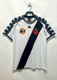 Vasco da Gama 2000 Vintage Retro White/Black Away Jersey