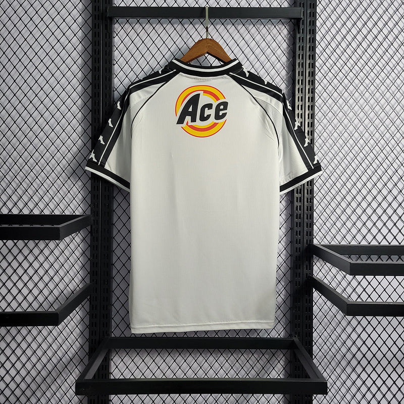 Vasco da Gama 2000 Vintage Retro White/Black Away Jersey