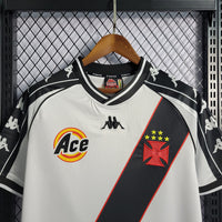 Vasco da Gama 2000 Vintage Retro White/Black Away Jersey
