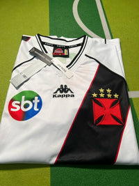Vasco da Gama 2000 Vintage Retro White/Black Home Jersey