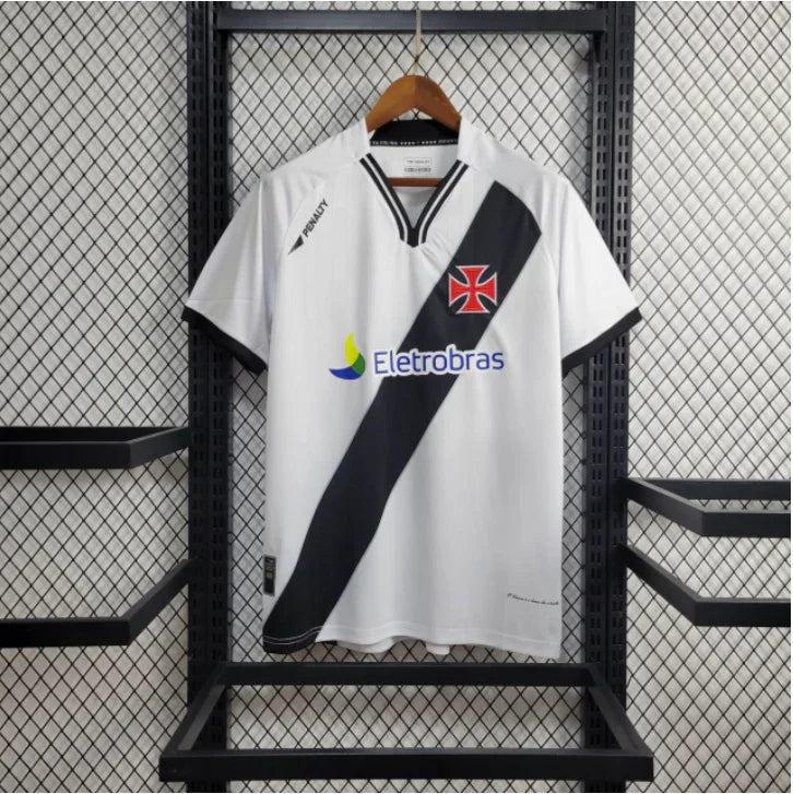 Vasco da Gama 2010 Vintage Retro White/Black Away Jersey