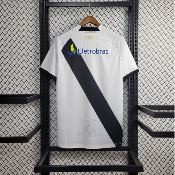 Vasco da Gama 2010 Vintage Retro White/Black Away Jersey