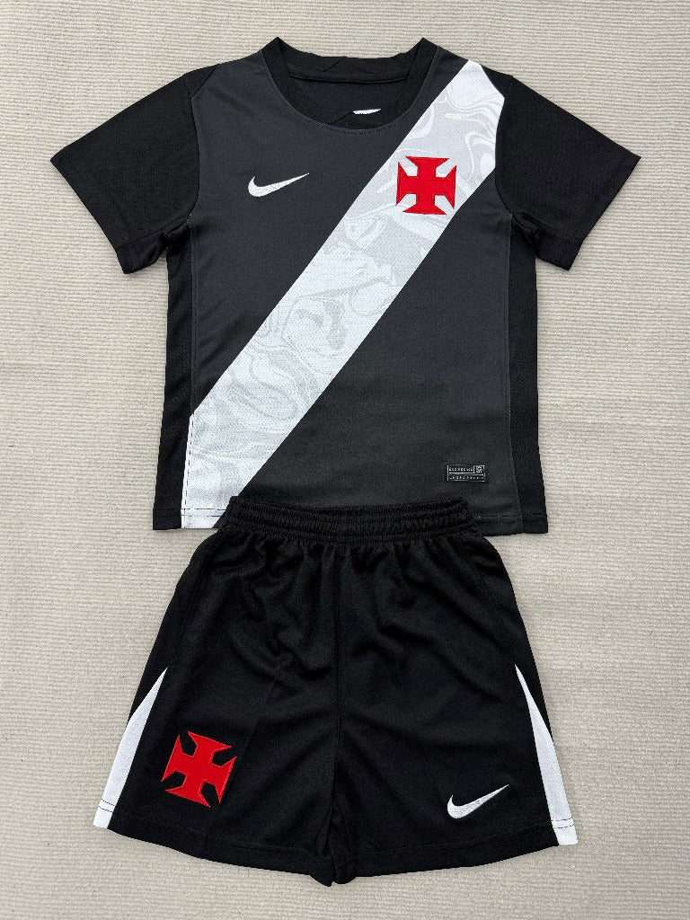 Vasco da Gama 26/27 Black/White Home Kids Jersey Set