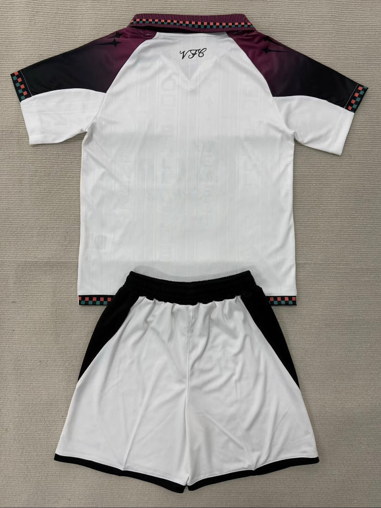 Venezia 25/26 White/Red Away Kids Jersey Set