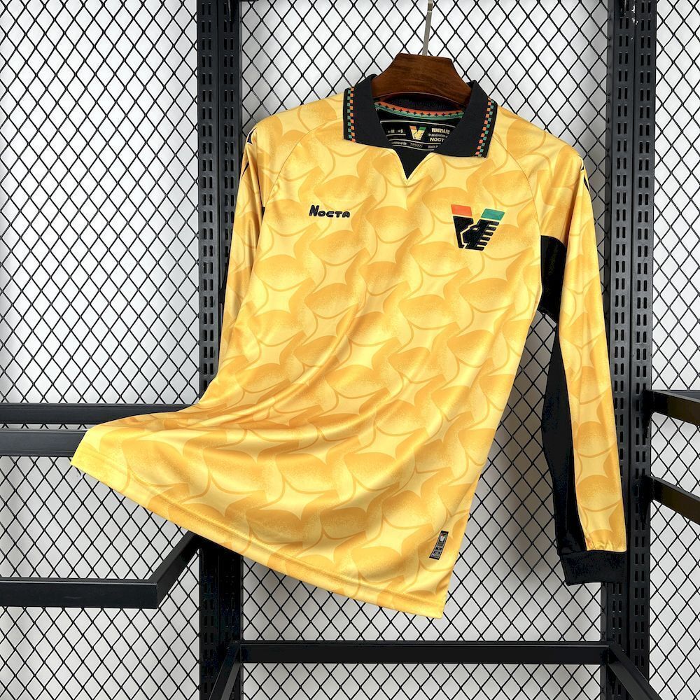 Venezia 25/26 Yellow Goalkeeper Home Long Sleeve Jersey