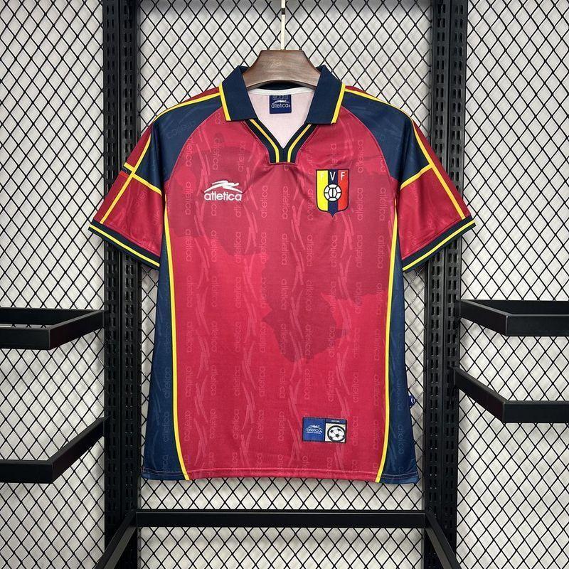 Venezuela 2000 Retro Red/Yellow/Blue Home Jersey