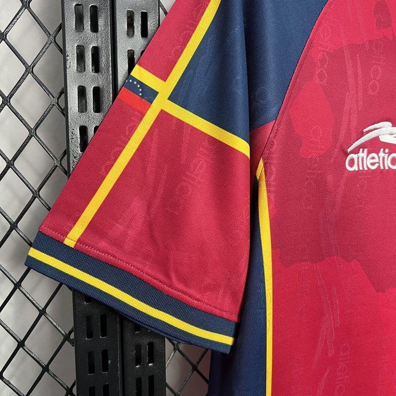 Venezuela 2000 Retro Red/Yellow/Blue Home Jersey