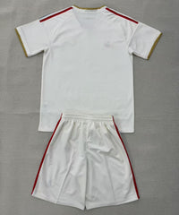 Venezuela 2026 White/Golden Trim Away Kids Jersey Set