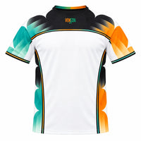 Venice 26/27 White with Asymmetrical Gradient Sleeves away Jersey