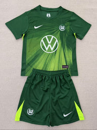 VfL Wolfsburg 25/26 Home Kids Jersey Set